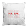 Delta Gamma Throw Pillow