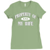property of my wife Ladies Fitted T-Shirt