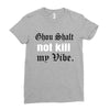 ghou shal Ladies Fitted T-Shirt
