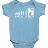climbing ape to evolution climb indoor outdoor Baby Onesie