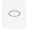 black oval Mousepad