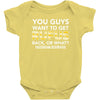 You Guys Want To Get Rufus Back or What Sametimeless Baby Bodysuit