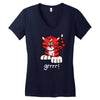 tiger Women's V-Neck T-Shirt