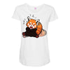 red fox 5 Maternity Scoop Neck T-shirt