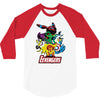nick fureon's eevengers 3/4 Sleeve Shirt