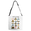life is a game Adjustable Strap Totes