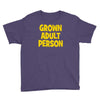 grown adult person Youth Tee
