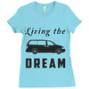 living the minivan dream Ladies Fitted T-Shirt
