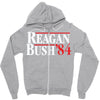 reagan bush '84 Zipper Hoodie