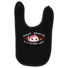 October Peeking Out Baby Girl Baby Bibs