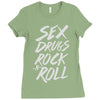 sex drugs rock n roll Ladies Fitted T-Shirt