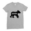 baby bear Ladies Fitted T-Shirt