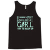 i ski like a girl Tank Top