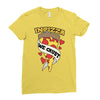 in pizza we crust Ladies Fitted T-Shirt