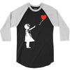 banksy style 3/4 Sleeve Shirt