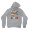 vintage electronic retro technology Unisex Hoodie