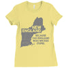 new england, because old england was wicked stupid Ladies Fitted T-Shirt