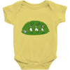 run away and keep going Baby Onesie
