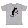 cat and wine Toddler T-shirt
