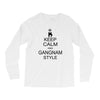 keep calm and gangnam style black t shirt Long Sleeve Shirts