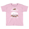daddy and daughter  always heart to heart Toddler T-shirt