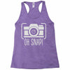 oh snap Racerback Tank