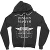 Dungeon Master White Zipper Hoodie