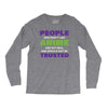 people who don't like anime are not real and should not be trusted Long Sleeve Shirts