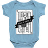 king and skull Baby Onesie