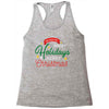 we wish you happy holidays &amp; merry christmas Racerback Tank