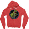 big guns black backing Zipper Hoodie