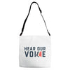 Women's March Hear Our Voice Adjustable Strap Totes
