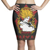Super Saiyan Goku DBZ Pencil Skirts
