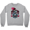 mr topstache vs jthree Crewneck Sweatshirt