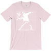 with banksy flower bomb print T-Shirt