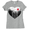 hike and love Ladies Fitted T-Shirt