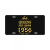 queens are born in 1956 License Plate