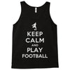 keep calm and play football Tank Top