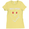 ghose face halloween Ladies Fitted T-Shirt