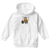 monster i will bee bat Youth Hoodie