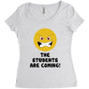 The Students Are Coming Women's Triblend Scoop T-shirt