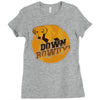 down rowdy the dog Ladies Fitted T-Shirt