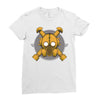 deco gasmask Ladies Fitted T-Shirt