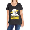 childhood cancer Ladies Curvy T-Shirt