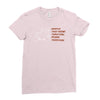 couple biker Ladies Fitted T-Shirt
