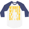 winner winner chicken dinner 3y 3/4 Sleeve Shirt