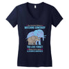 alzheimer Women's V-Neck T-Shirt