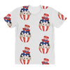 4th of July Peeking Baby Inside Egg All Over Women's T-shirt