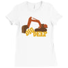 dig deep gold rush Ladies Fitted T-Shirt