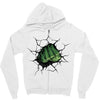 Hulk Fist Zipper Hoodie